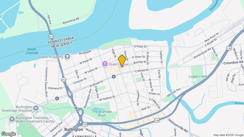 345 High St Map and Location Details