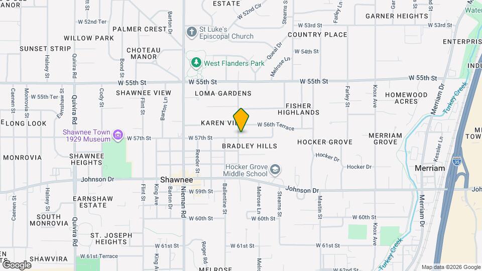 10622 W 57th St Map and Location Details