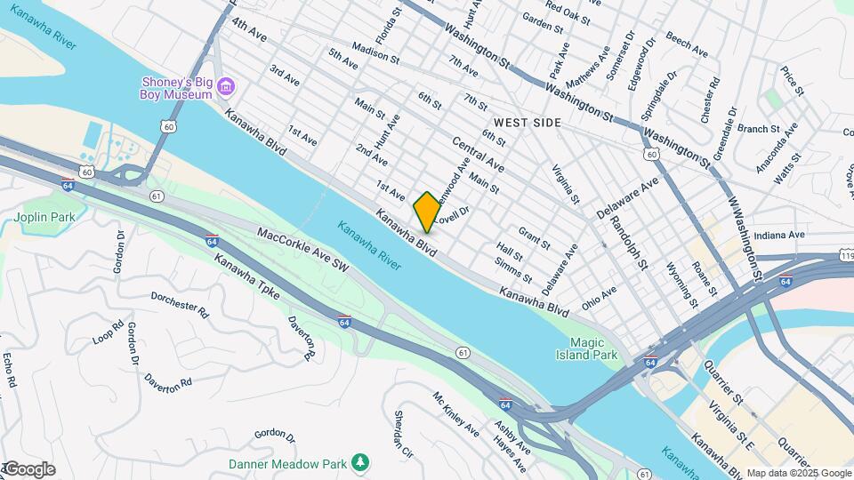 812 Kanawha Blvd W Map and Location Details