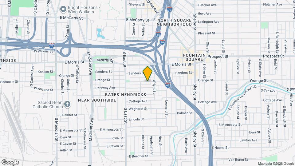 733 Orange St Map and Location Details