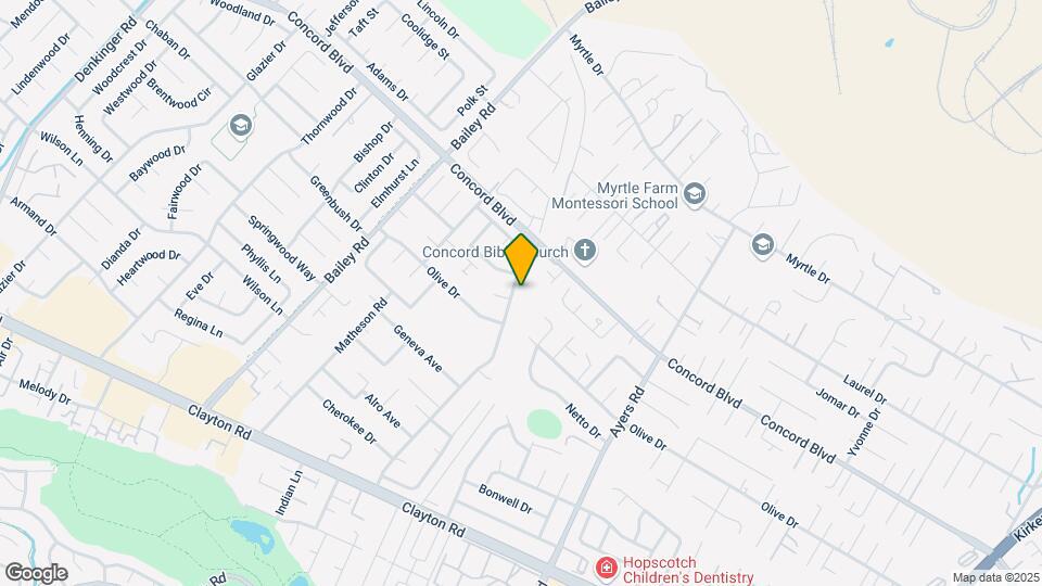 1730 Claycord Ave Mapa y Detalles de la Ubicación