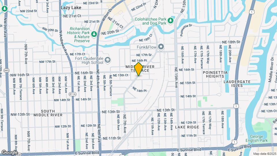 899 NE 15th St Map and Location Details