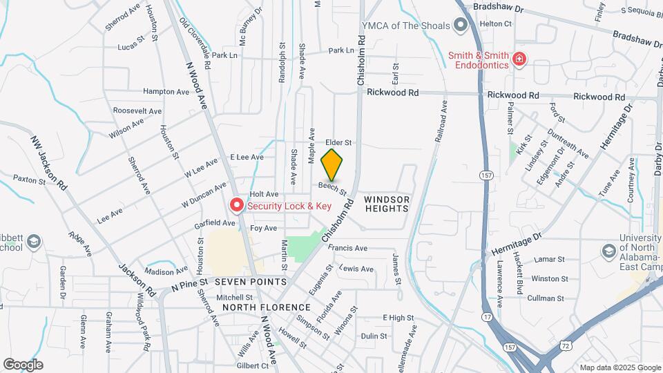 1087 Hickory Ave Map and Location Details