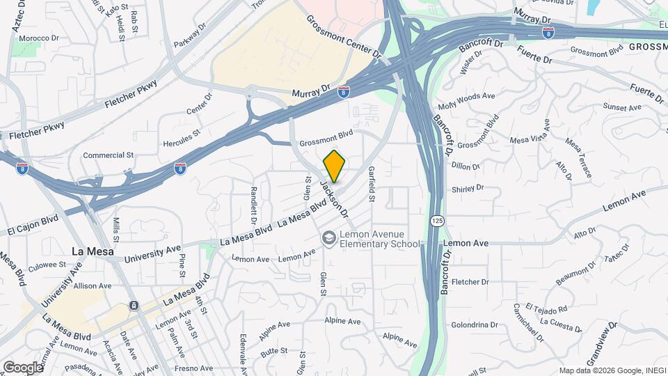 8802-8814 La Mesa Blvd Map and Location Details