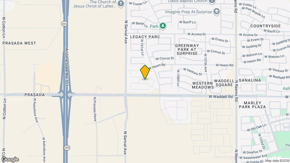 16152 W Calavar Rd Map and Location Details