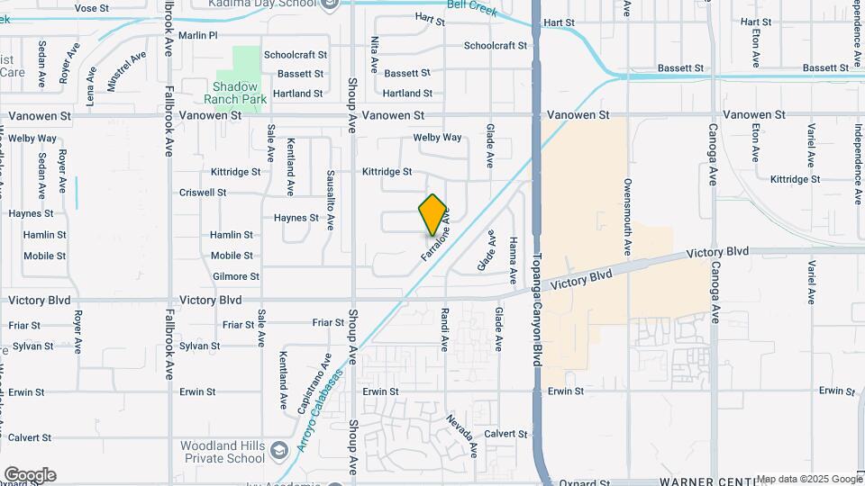 6508 Moorcroft Ave, Unit 6506 Map and Location Details