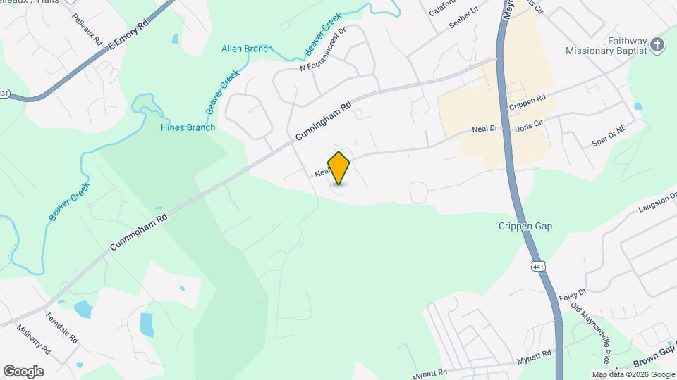 6824 Audrianna Ln Mapa y Detalles de la Ubicación