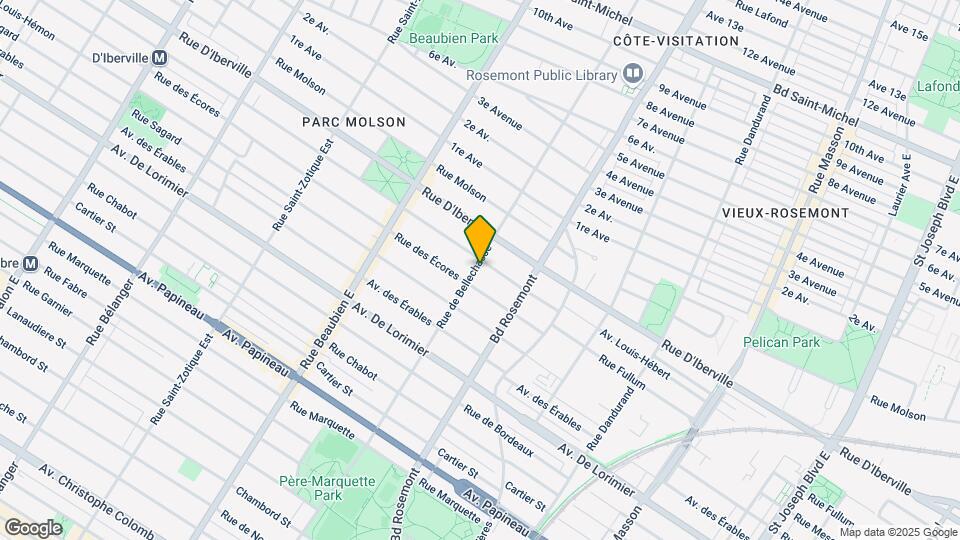 2444 De Bellechasse Rue Map and Location Details