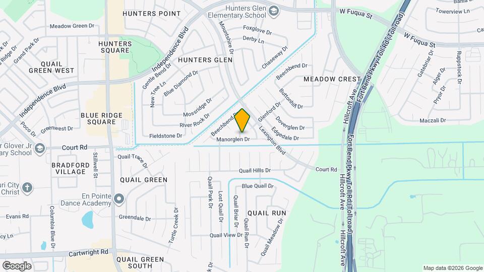 1022 Manorglen Dr Map and Location Details