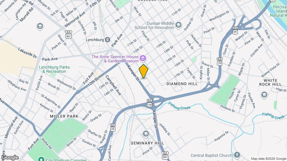 1710 15th St Map and Location Details