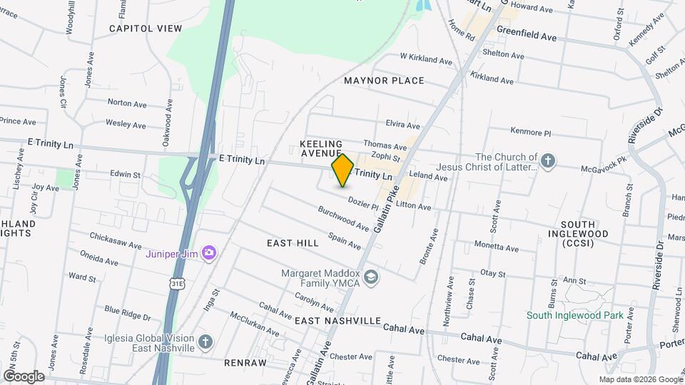 1017 Dozier Pl Map and Location Details