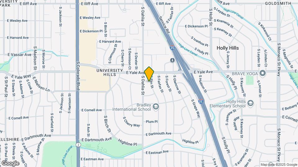 2791 S Elm St Map and Location Details