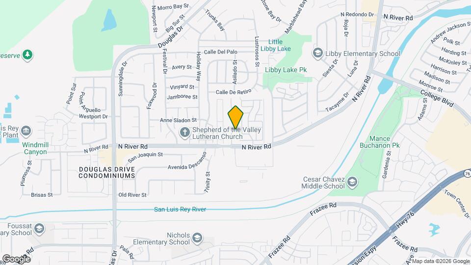 256 Riverview Way Map and Location Details