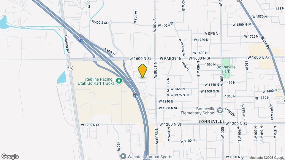 1281 W 1480 N St Map and Location Details