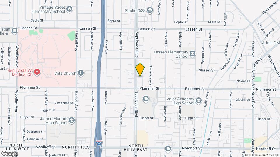 9540 Sepulveda Blvd, Unit 11 Mapa y Detalles de la Ubicación