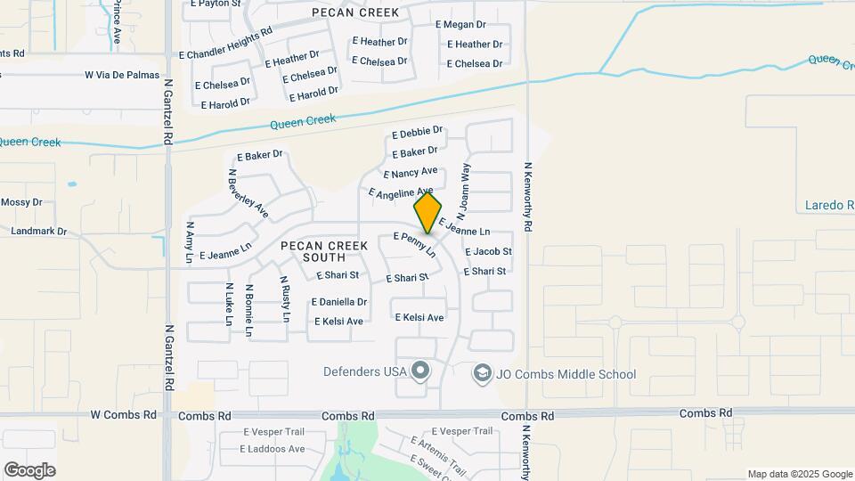 1382 E Penny Ln Map and Location Details