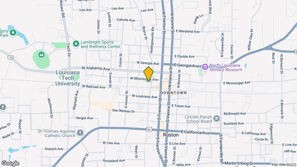 103 N Monroe St Map and Location Details