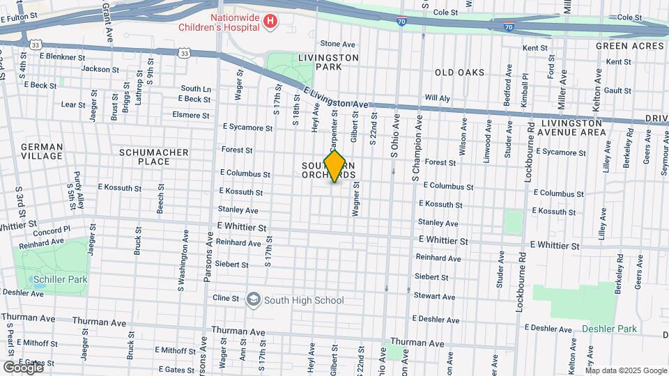 918 Carpenter St Map and Location Details