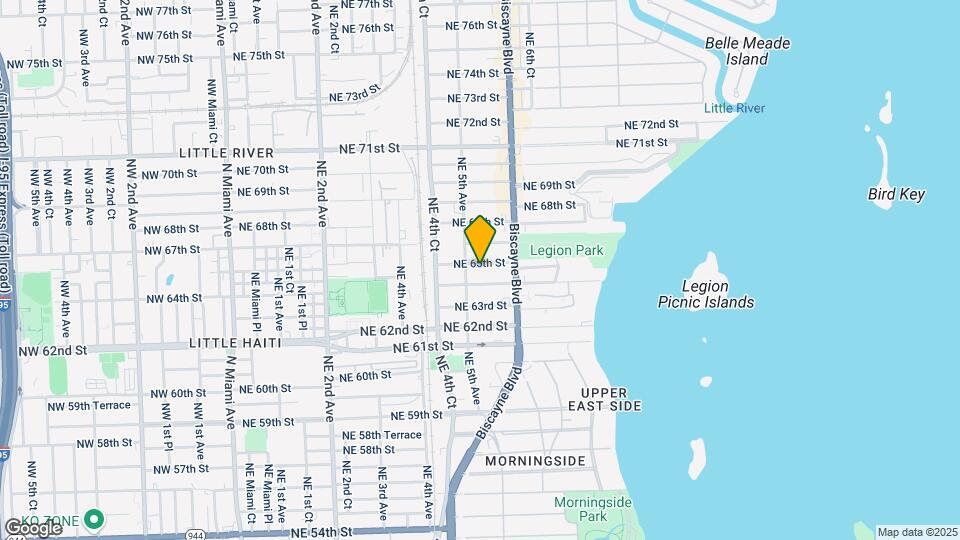 524 NE 65th St Map and Location Details