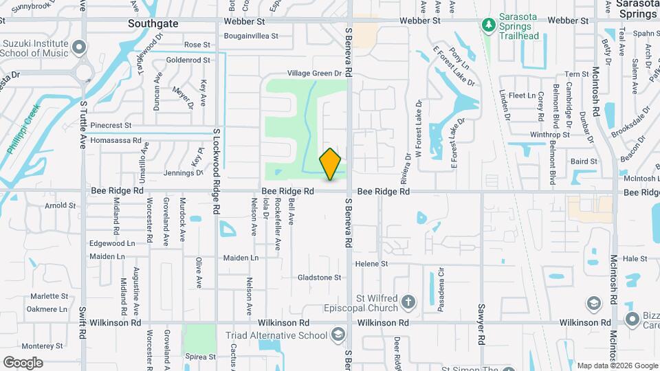 3569 Bee Ridge Rd Map and Location Details