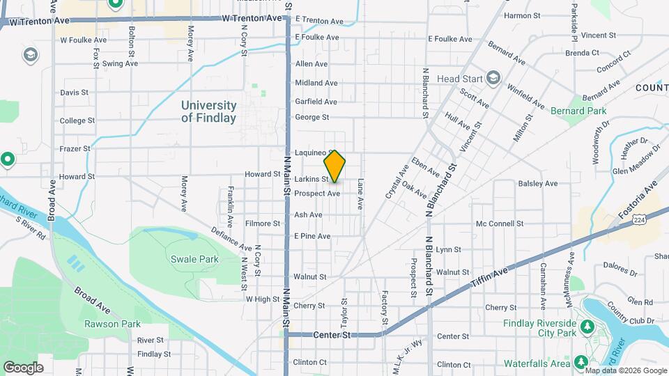 222 Prospect Ave Map and Location Details