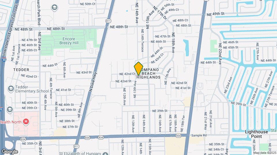 1311 NE 42nd St Map and Location Details