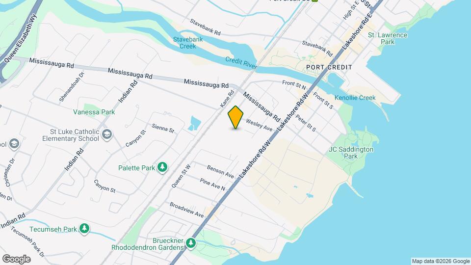 93 Park St W, Unit 1 Map and Location Details