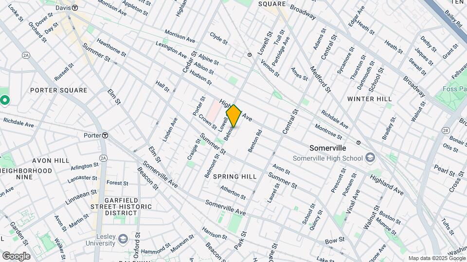 91 Belmont St Mapa y Detalles de la Ubicación