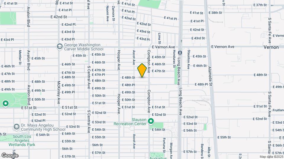 1446 E 48th St Map and Location Details