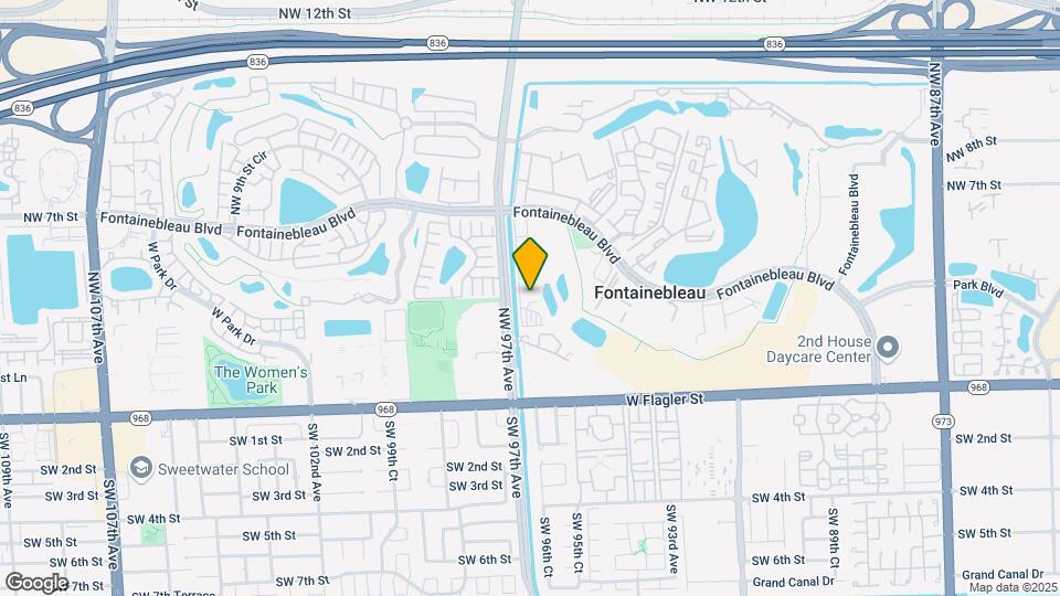 9686 Fontainebleau Blvd Map and Location Details