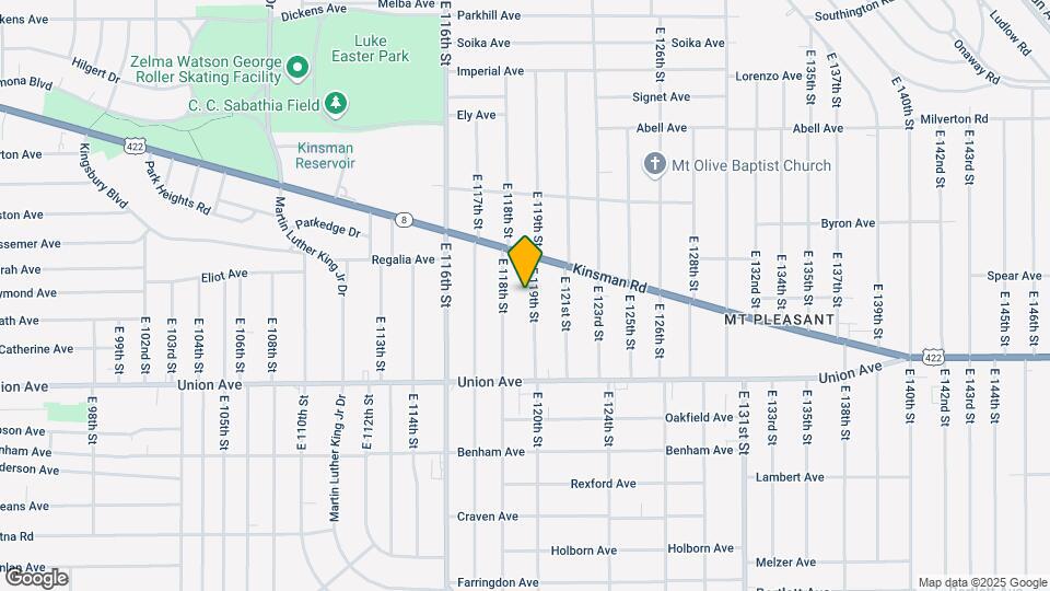3402 E 119th St Map and Location Details