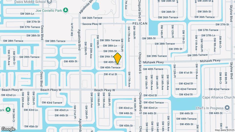 1733 SW 40th Terrace Map and Location Details