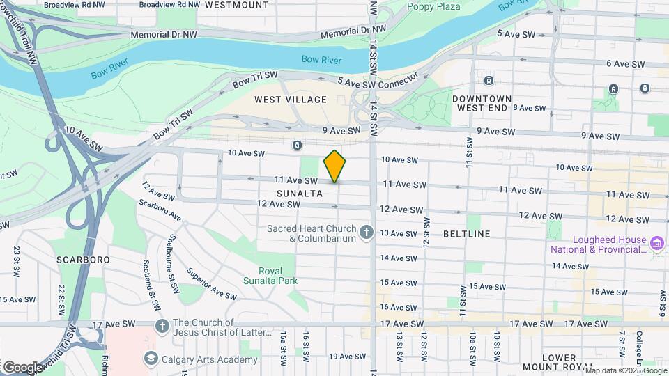 1607 11 Av SW Map and Location Details