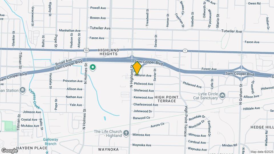 3519 Autumn Ave Map and Location Details