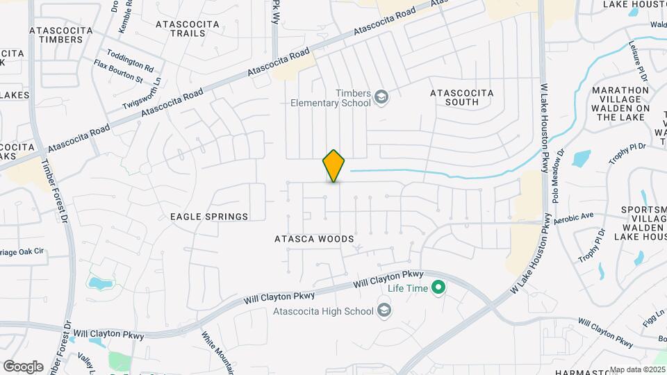 6810 Atasca Creek Dr Map and Location Details