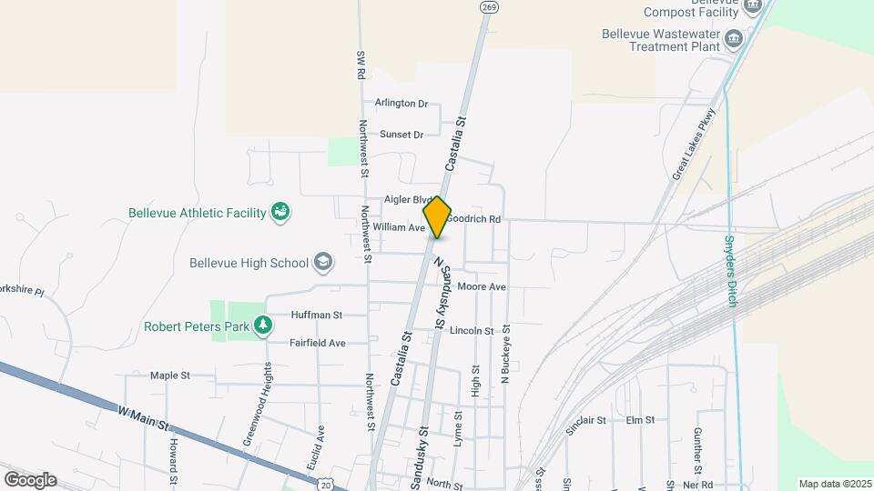 808 Castalia St Map and Location Details