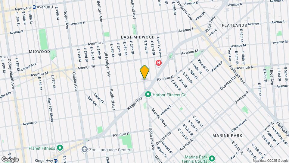 3015 Avenue N Map and Location Details