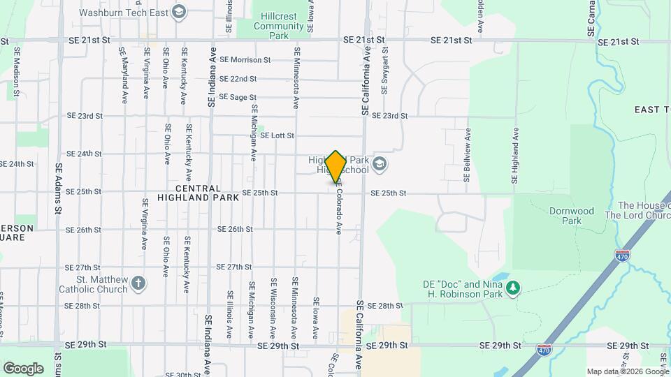 2435 SE Colorado Ave Map and Location Details
