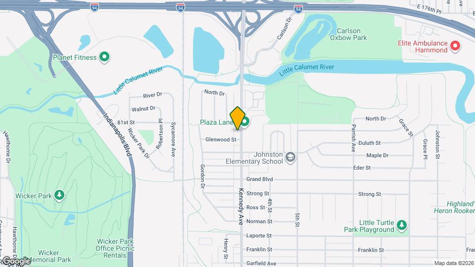 8120 Kennedy Ave Map and Location Details