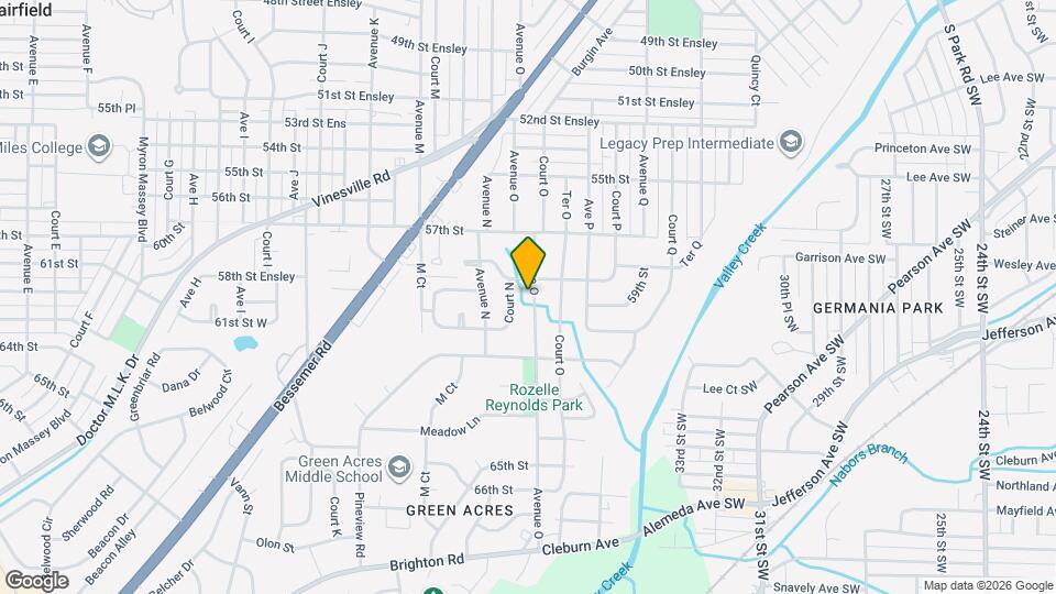 5808 Avenue O Map and Location Details