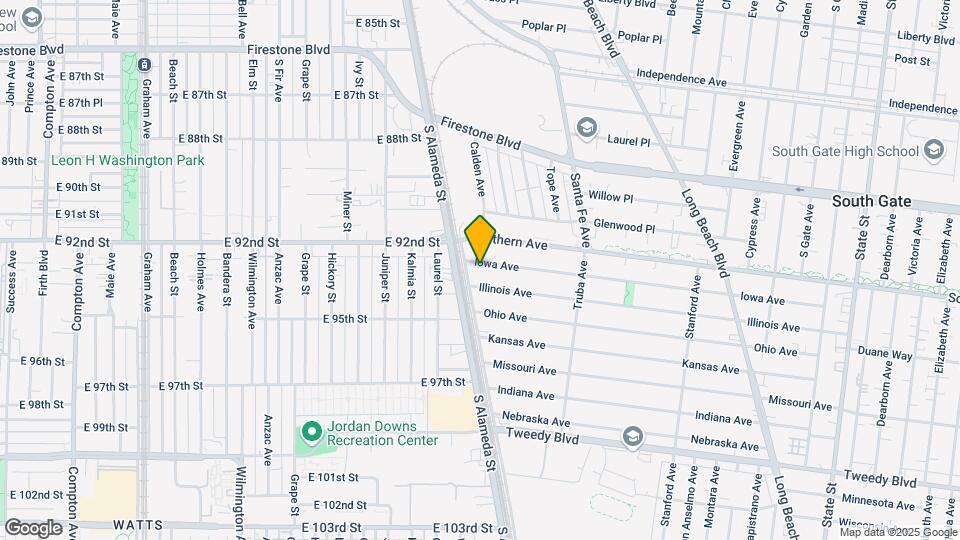 2430 Iowa Ave, Unit D Map and Location Details