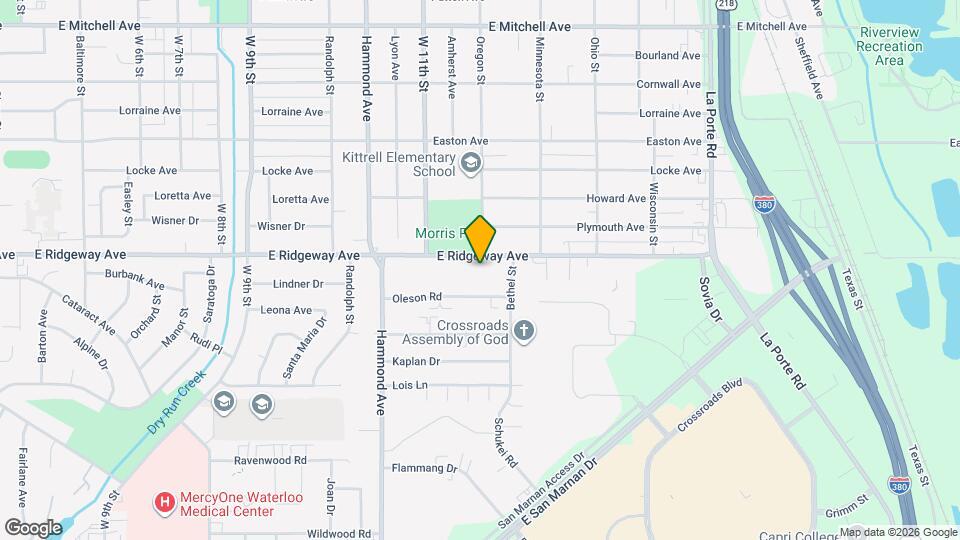 1570 E Ridgeway Ave Map and Location Details