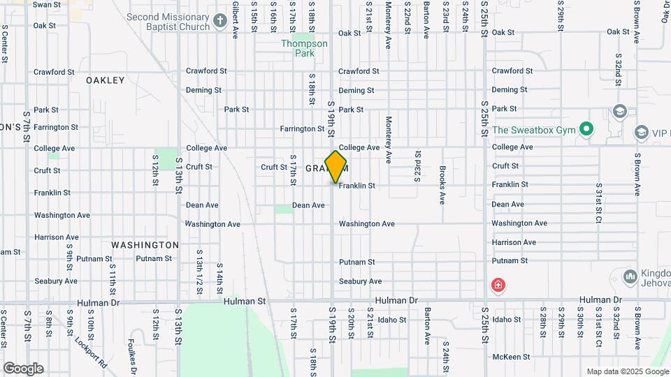1300 S 19th St Map and Location Details