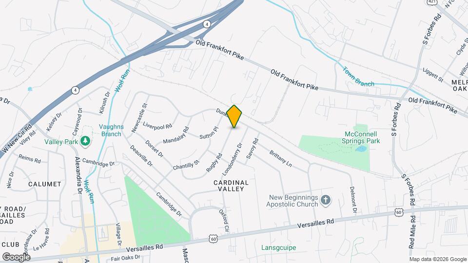 222 Rugby Rd Map and Location Details