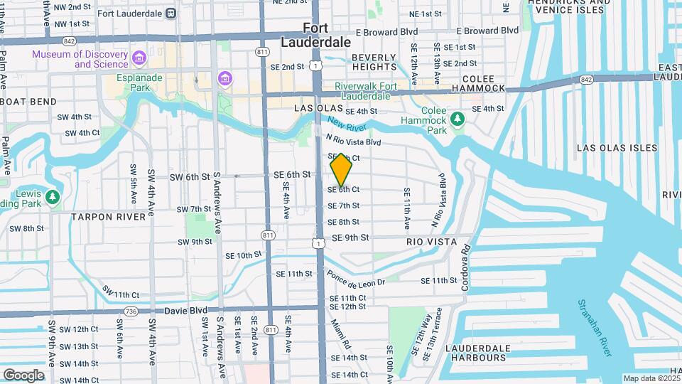 708 SE 6th Ct, Unit 3 Map and Location Details