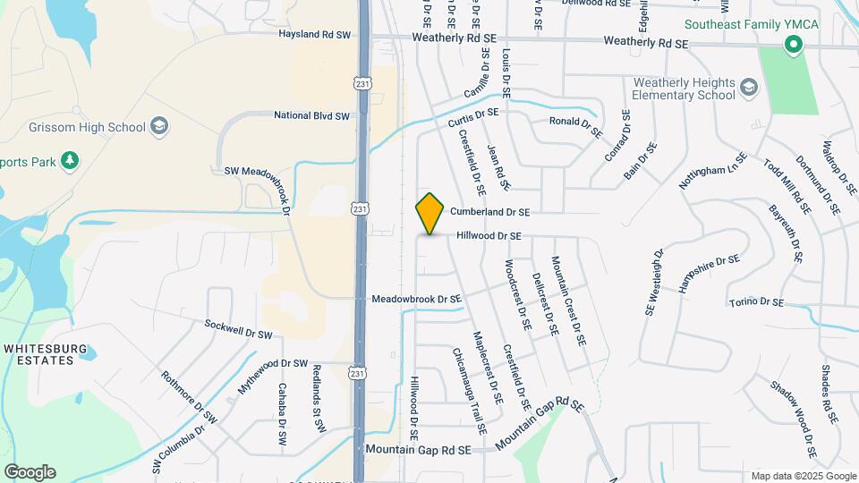 11213 Hillwood Dr SE Mapa y Detalles de la Ubicación
