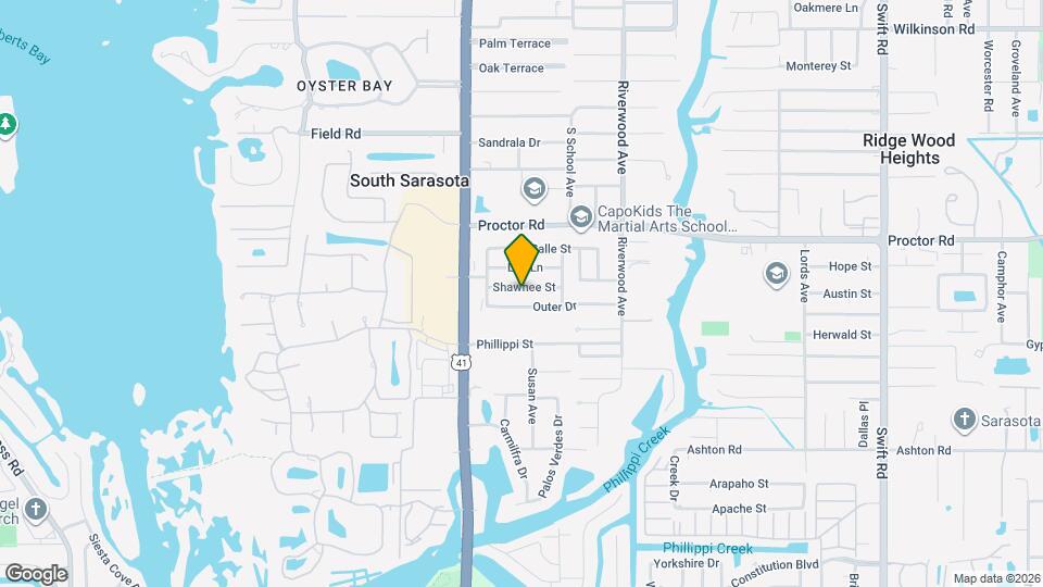 2122 Shawnee St Map and Location Details