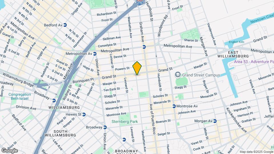 228 Manhattan Ave Mapa y Detalles de la Ubicación