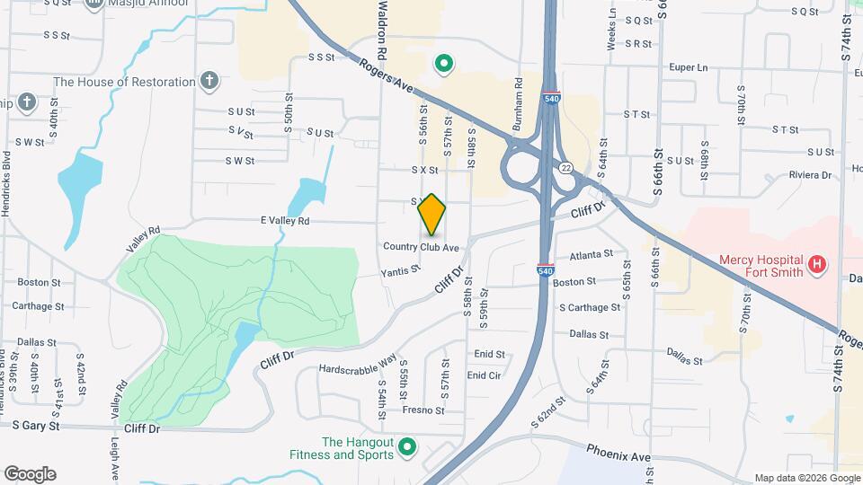 5611 Country Club Ave Map and Location Details