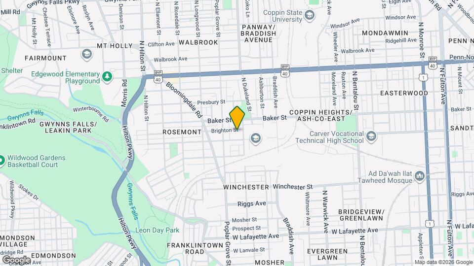 2811 Brighton St Map and Location Details